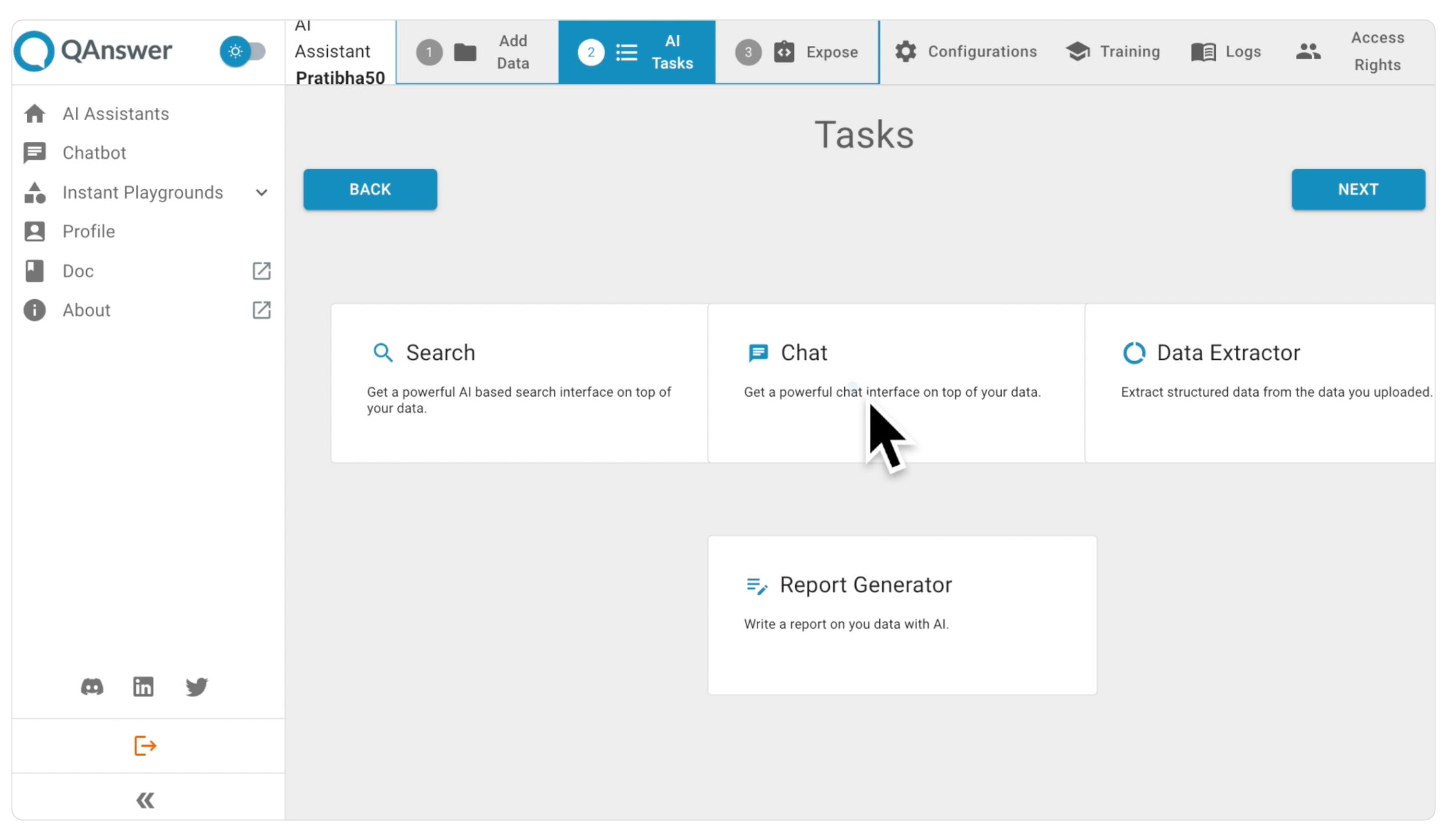 Step7_Select Chat-based AI Task